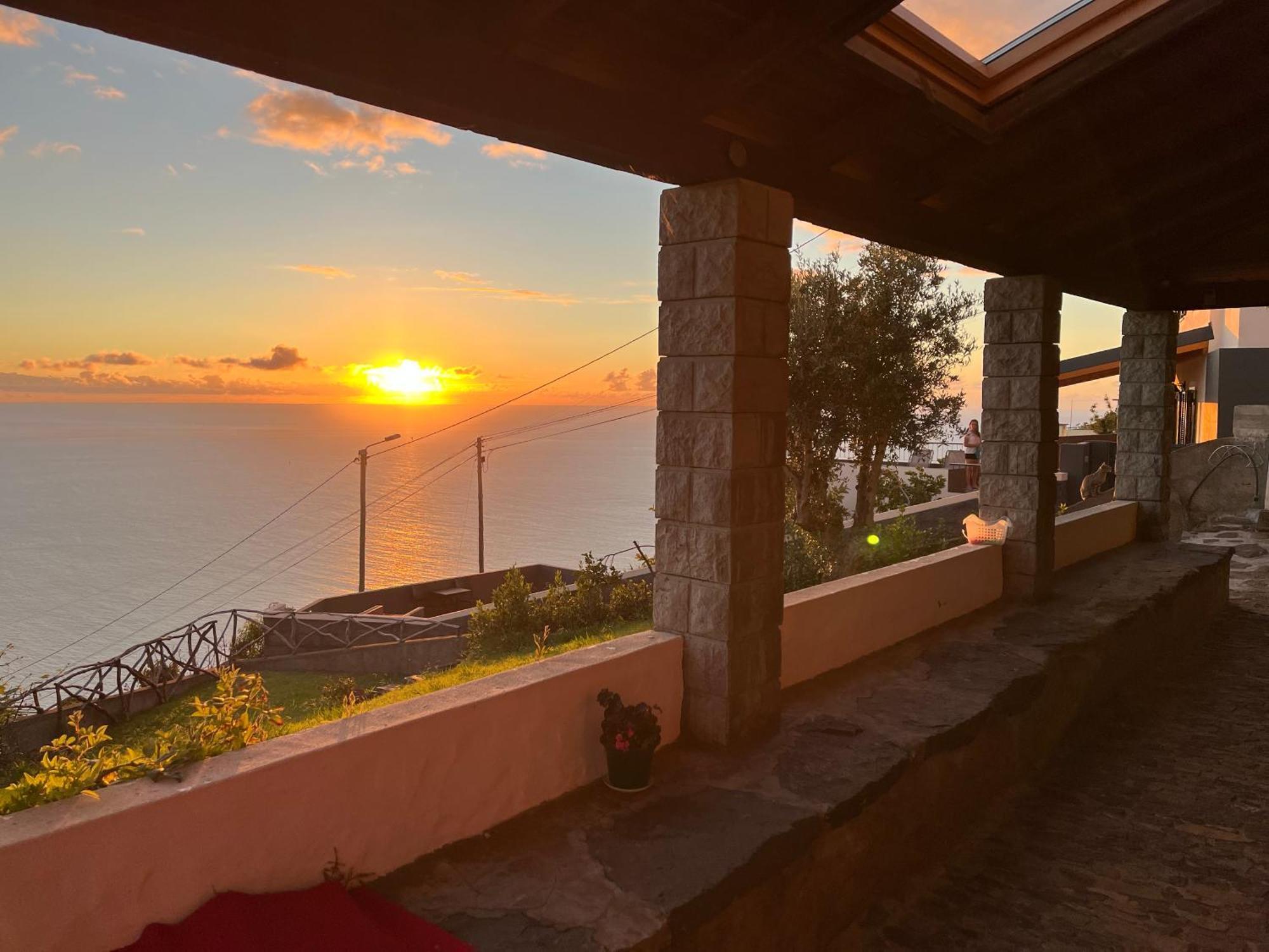 Villa Cozy Sea View House Faja Da Ovelha Calheta  Exterior foto